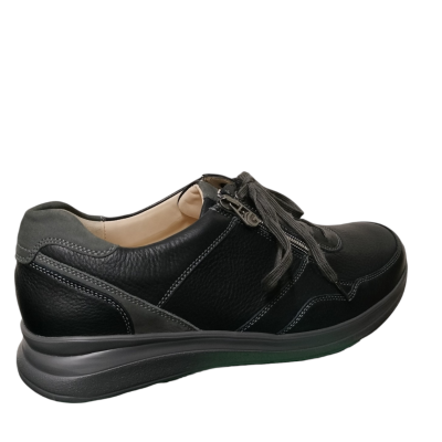 Ganter sneaker donkerblauw leer wijdte H 257421 bij Krisman &Westeneng