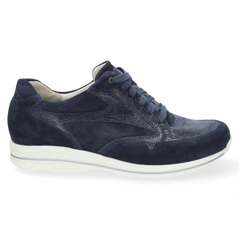 blauw Durea sneaker 6148 wijdte H bij Krisman & Westeneng