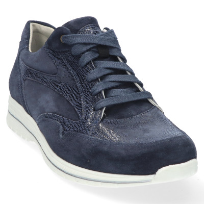 blauw Durea sneaker 6148 wijdte H bij Krisman & Westeneng