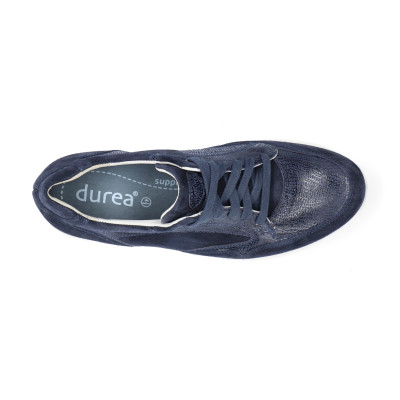 blauw Durea sneaker 6148 wijdte H bij Krisman & Westeneng