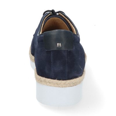 Durea blauw veterschoen wijdte H 6191 8443 bij Krisman&Westeneng