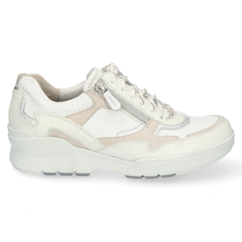 Durea wijdte K wit combi sneaker 6252 bij Krisman&Westeneng