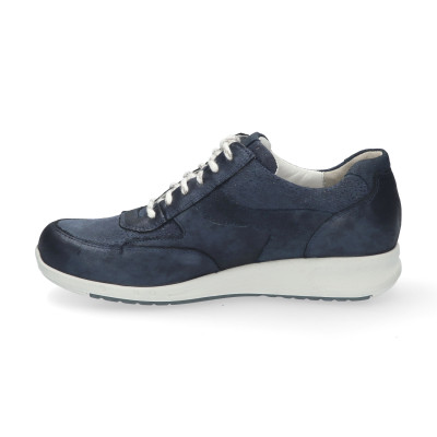 Blauw Durea sneaker wijdte G 6260-174 bij Krisman&Westeneng