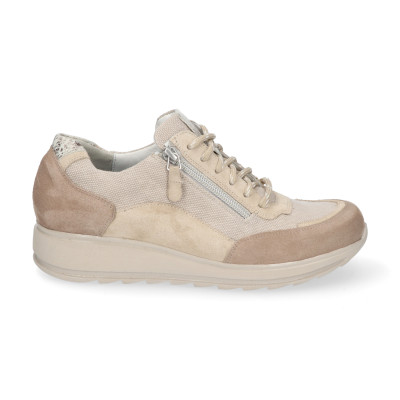 Durea beige sneaker wijdte K 6263 bij Krisman & Westeneng