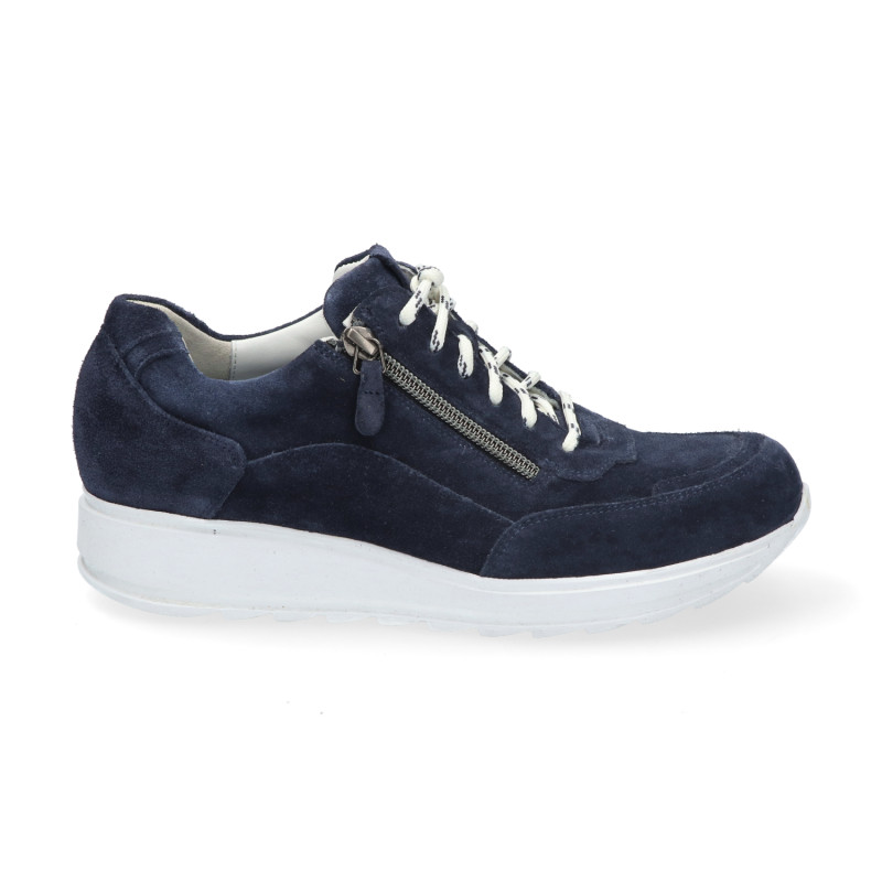 Durea wijdte K blauw sneaker 6263-8367 bij Krisman & Westeneng