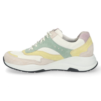 Durea K-wijdte sneaker avorio/l.geel/wit 6267 bij Krisman&Westeneng