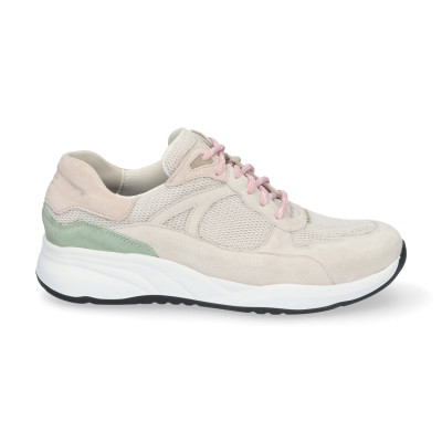 Durea wijdte E sneaker beige meerkleurig 6283  bij Krisman&Westeneng