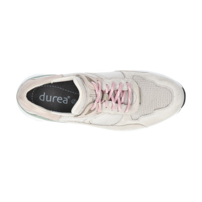 Durea wijdte E sneaker beige meerkleurig 6283  bij Krisman&Westeneng