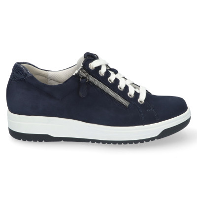 Blauw Durea sneaker wijdte G 6291 bij Krisman & Westeneng