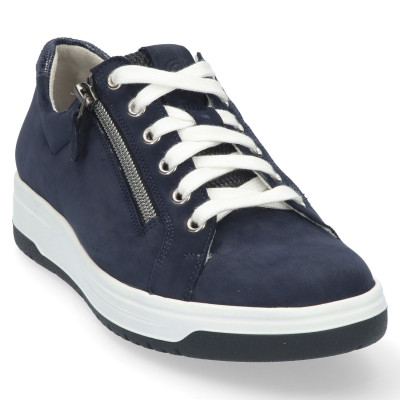 Blauw Durea sneaker wijdte G 6291 bij Krisman & Westeneng
