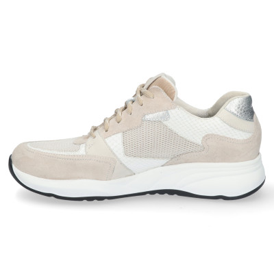 Durea beige combi sneaker wijdte H 6295 bij Krisman & Westeneng