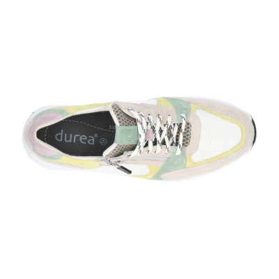 Durea wijdte K sneaker beige combi 6295 608 bij Krisman & Westeneng