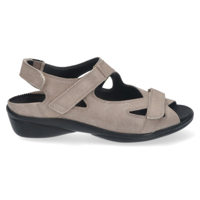 Taupe Durea sandaal wijdte H 7258 0827 bij Krisman&Westeneng