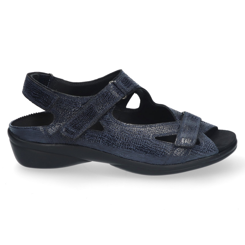 Durea blauw sandaal wijdte H 7258 0855 bij Krisman&Westeneng