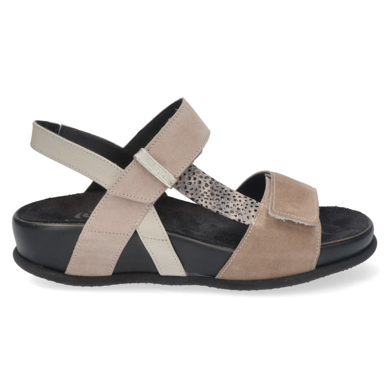 Durea nsandaal antiekrose/beige wijdte H 7418 bij Krisman&Westeneng