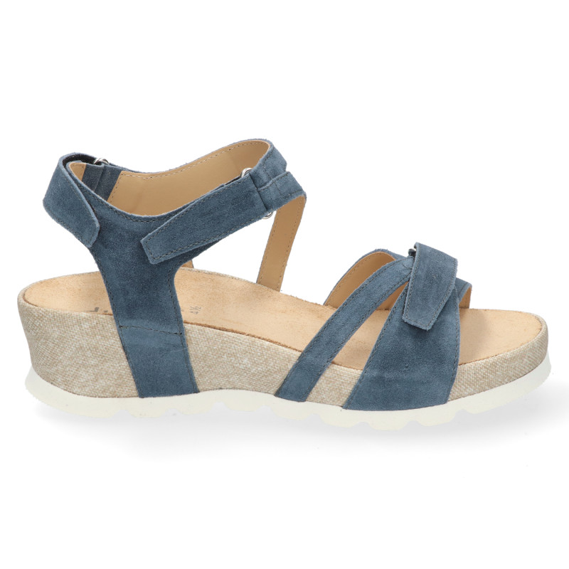 Durea sandaal wijdte G denim 7421 bij Krisman&Westeneng
