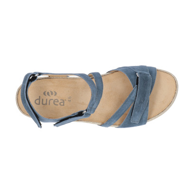 Durea sandaal wijdte G denim 7421 bij Krisman&Westeneng