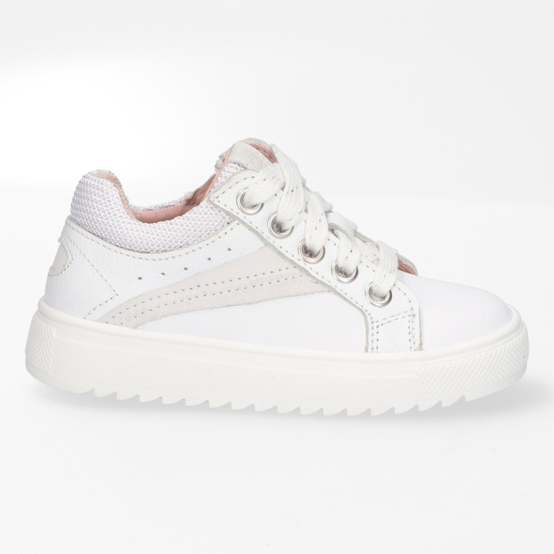 wit leer Twins sneaker wijdte 2.5 Claire Cheer bij Krisman&Westeneng