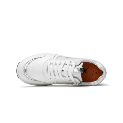 Witte Xsensbile Stretchwalker sneaker Marsala bij Krisman&Westeneng