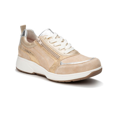 Xsesnible Stretchwalker sneaker sand Valletta bij Krisman&Westeneng