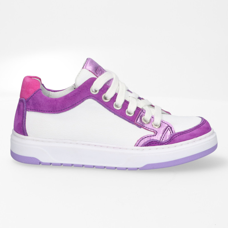 Durea sneaker wijdte 2.5 wit/paars Mia Mario bij Krisman&Westeneng