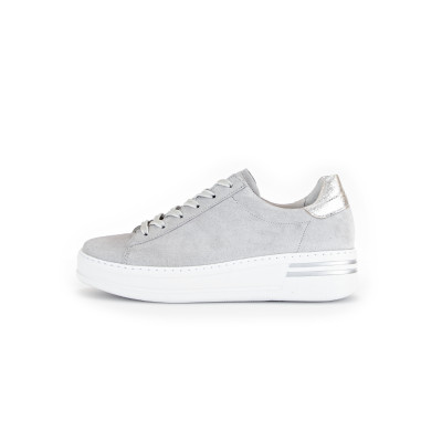 Gabor lichtgrijs sneaker wijdte G 46.395.40 bij Krisman&Westeneng