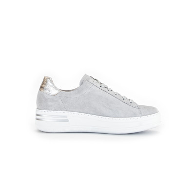 Gabor lichtgrijs sneaker wijdte G 46.395.40 bij Krisman&Westeneng