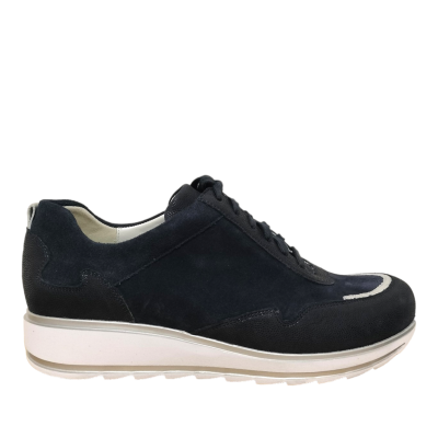 Durea K/M wijdte blauwe sneaker 6277 bij Krisman&Westeneng