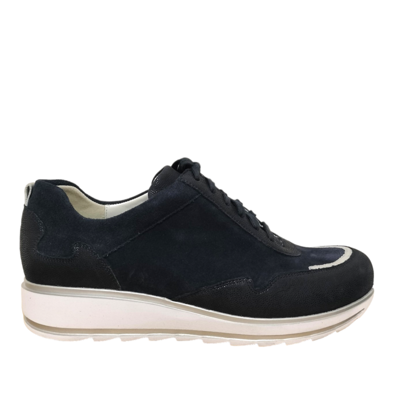 Durea K/M wijdte blauwe sneaker 6277 bij Krisman&Westeneng