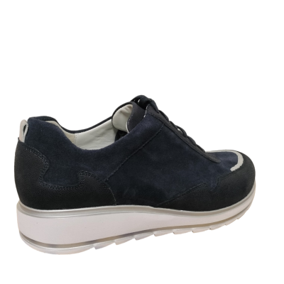 Durea K/M wijdte blauwe sneaker 6277 bij Krisman&Westeneng