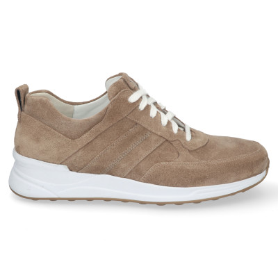 Gijs wijdte E sneaker taupe 2120 bij Krisman&Westeneng