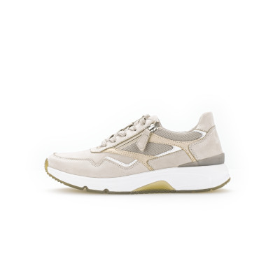 Gabor Rollingsoft veterschoenen beige 46.896.31 bij Krisman&Westeneng