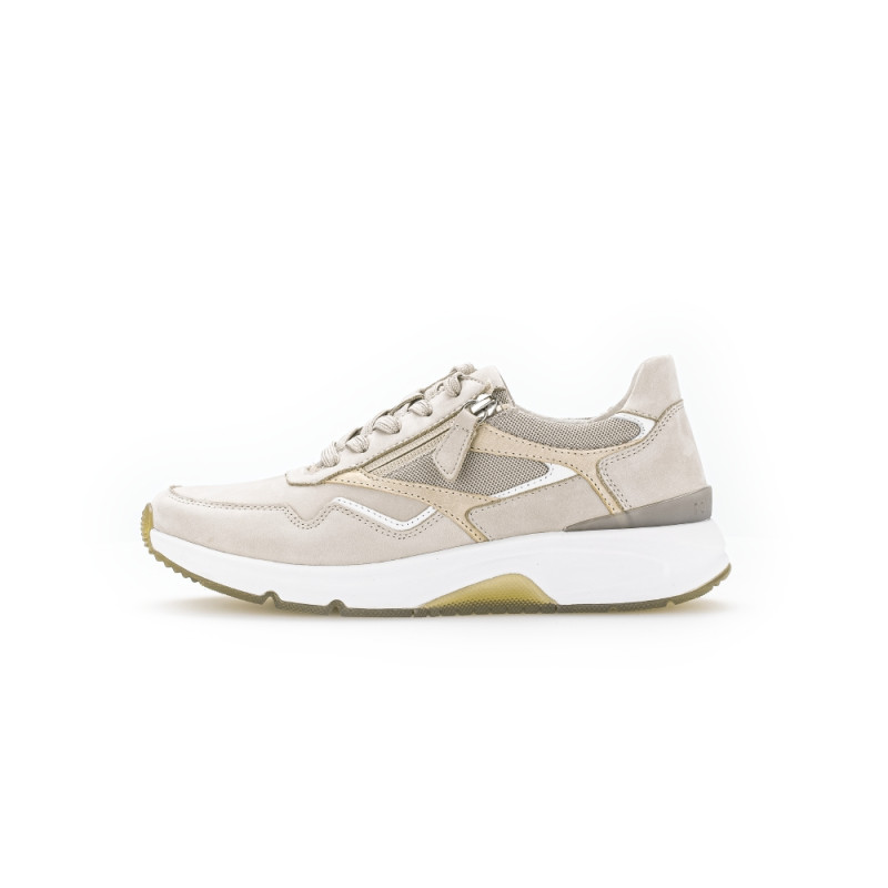 Gabor Rollingsoft veterschoenen beige 46.896.31 bij Krisman&Westeneng
