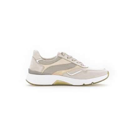 Gabor Rollingsoft veterschoenen beige 46.896.31 bij Krisman&Westeneng
