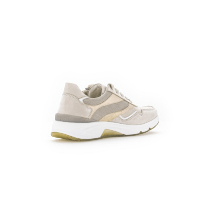 Gabor Rollingsoft veterschoenen beige 46.896.31 bij Krisman&Westeneng