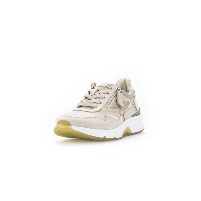 Gabor Rollingsoft veterschoenen beige 46.896.31 bij Krisman&Westeneng