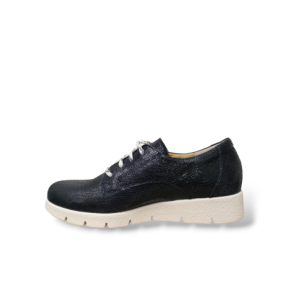 Durea veterschoen blauw wijdte G 6293 bij Krisman&Westeneng