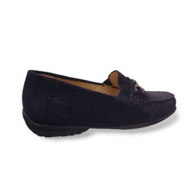 sioux instapper blauw suède | Cortizia-738 wijdte H | bestel online