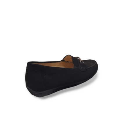Sioux instapper zwart suède | Cortizia-738 wijdte H | online bestellen