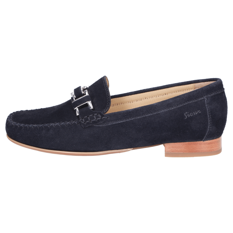 Sioux instapper blauw suède | Cambria 66087 | Krisman en Westeneng