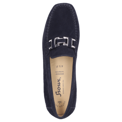 Sioux instapper blauw suède | Cambria 66087 | Krisman en Westeneng