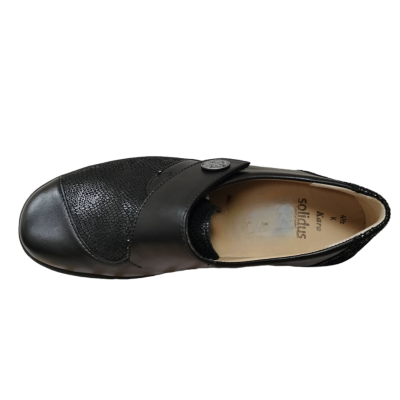 Solidus 42003 zwart comfortschoen, klitteband bij Krisman & Westeneng