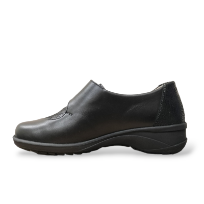Solidus 42003 zwart comfortschoen, klitteband bij Krisman & Westeneng