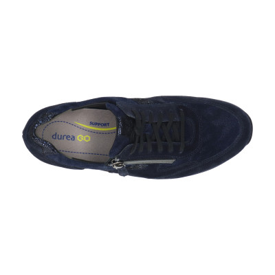 Durea H-wijdte veterschoen blauw 6260 bij Krisman&Westeneng