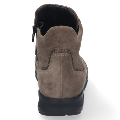 Durea H-wijdte hoge veterschoen grijs/taupe 9735 bij Krisman&Westeneng