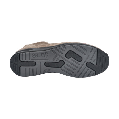 Durea K-wijdte hoge veterschoen grijs/taupe 9735 bij Krisman&Westeneng