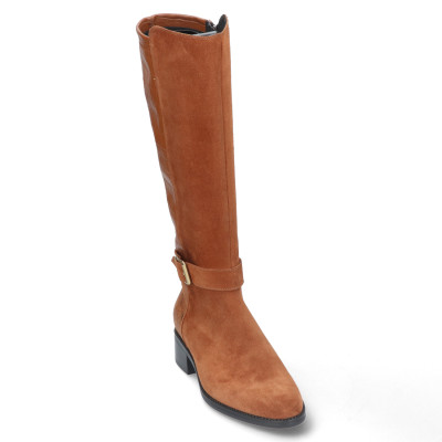 Durea K-wijdte laars cognac 9805 bij Krisman&Westeneng