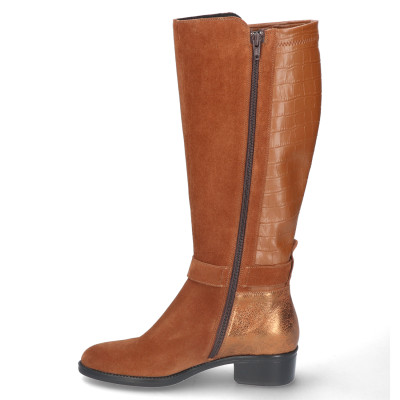 Durea K-wijdte laars cognac 9805 bij Krisman&Westeneng