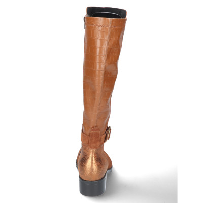 Durea K-wijdte laars cognac 9805 bij Krisman&Westeneng