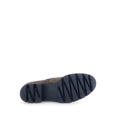 Gabor F-wijdte kort veterlaarsje mohair (schwarz) 51.712.18 bij Krisman&Westeneng